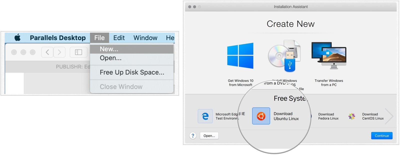 Using virtualbox to download ubuntu for mac os